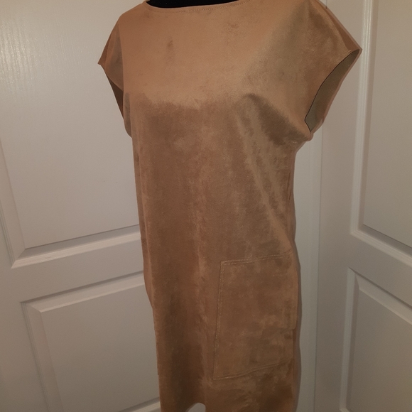 Faux Suede Dress - Picture 4 of 4